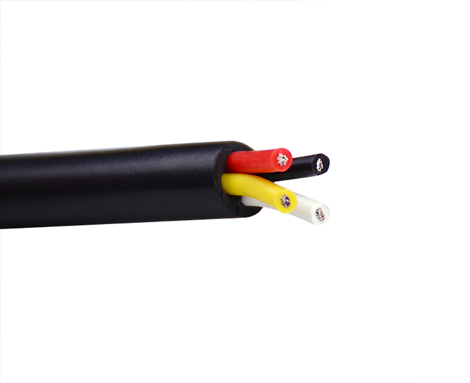 4 core silicone+pvc cable 8.0mm
